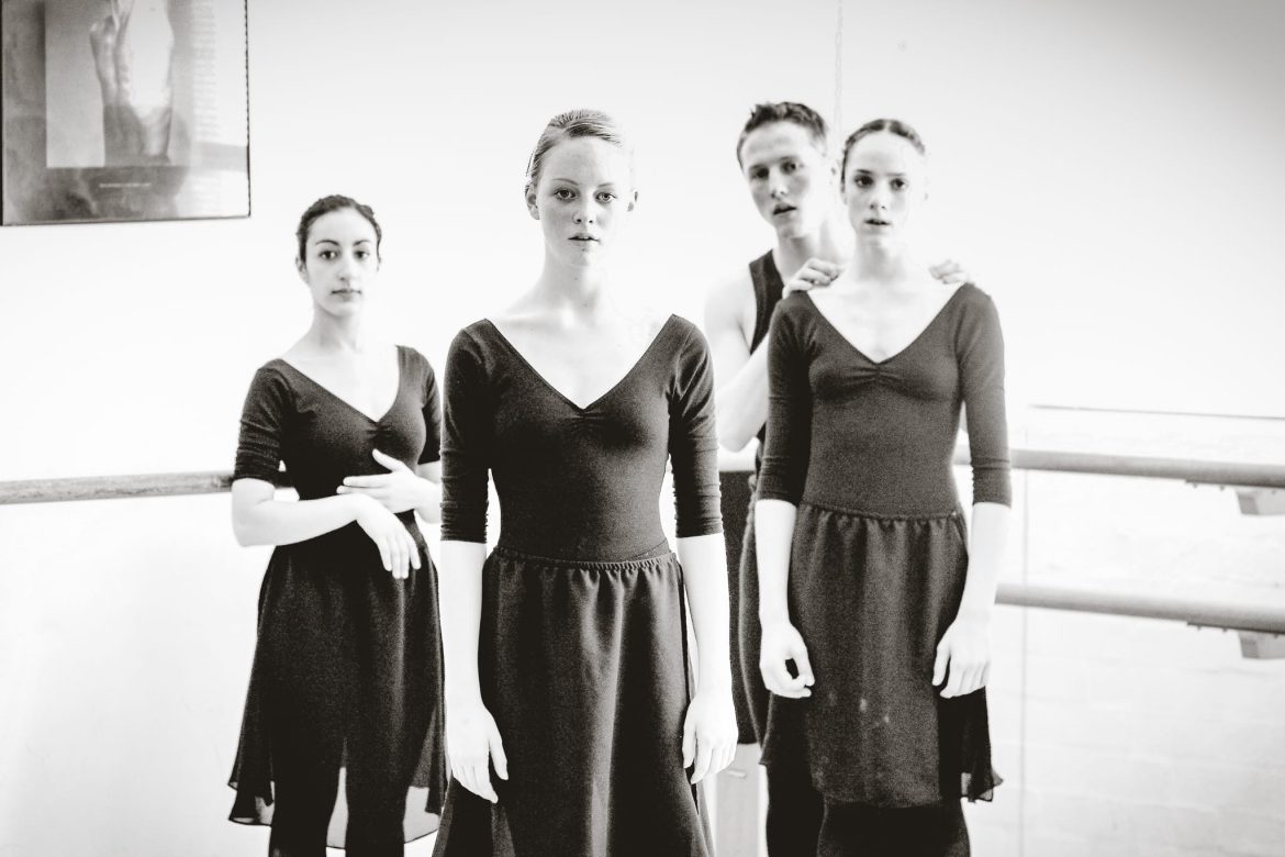 Exhausted portrait if dancers in class, captured by Arnold Szmerling for the Visual Life Collection, highlighting the theatrical artistry of stylized national dance.