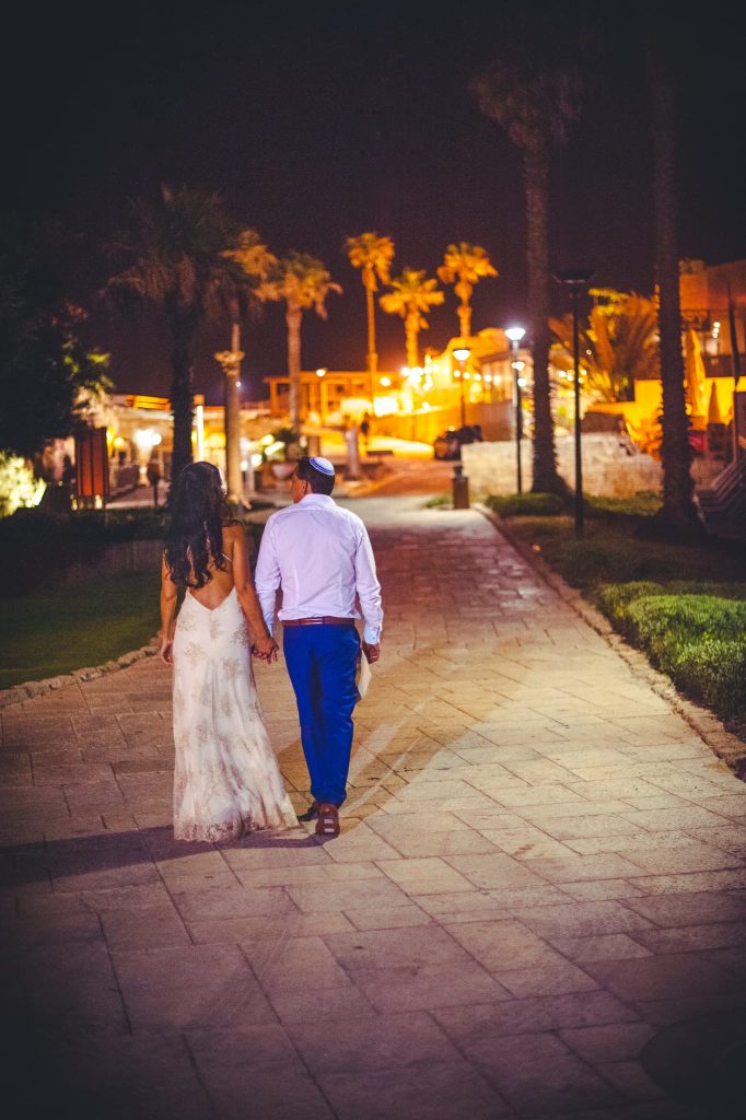 At last alone after reception captured in Caesarea as iconic wedding photography by Arnold Szmerling, manifesting the enduring soul of the couple for the Visual Life Collection.
