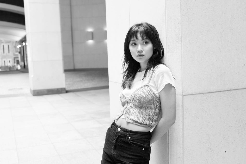Leaning at the entrance of the Westin Hotel Melbourne, captured with the Leica Q3 43, a work of passion by Arnold Szmerling for the Visual Life Collection focusing on lifestyle legacy portraiture.