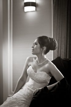 Classic collectors Hollywood-inspired bridal portrait captured as iconic wedding photography by Arnold Szmerling, manifesting the enduring soul of the couple for the Visual Life Collection.